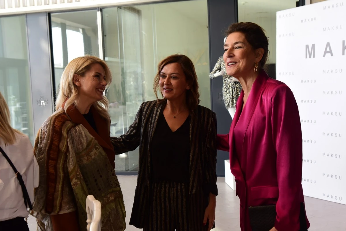 Bursa'dan d&uuml;nyaya a&ccedil;ılan giyim markası MAKSU, cemiyet hayatının &uuml;nl&uuml; isimlerini ağırladı