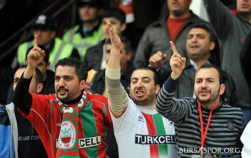 İşte, Bursaspor'un Diyarbakır'daki ma&ccedil;larda fotoğraflarla yaşadıkları...