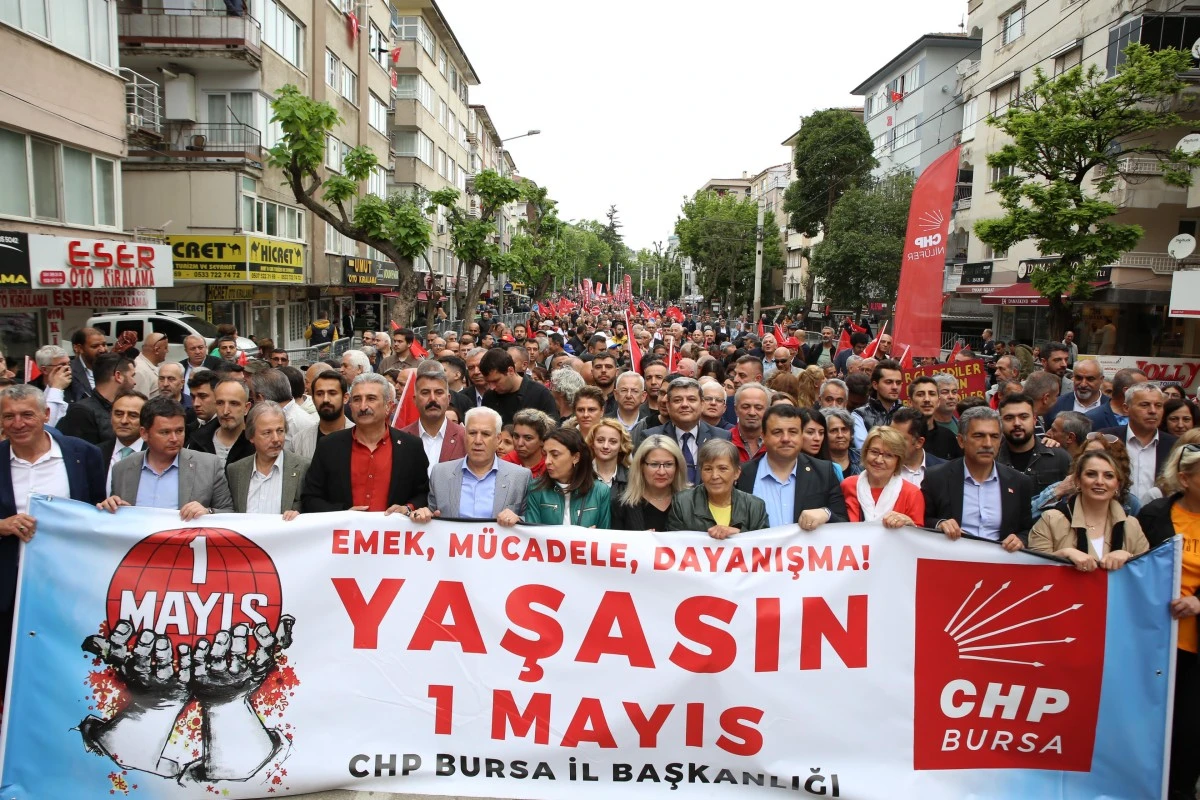 Bursa&rsquo;da 1 Mayıs coşkusu