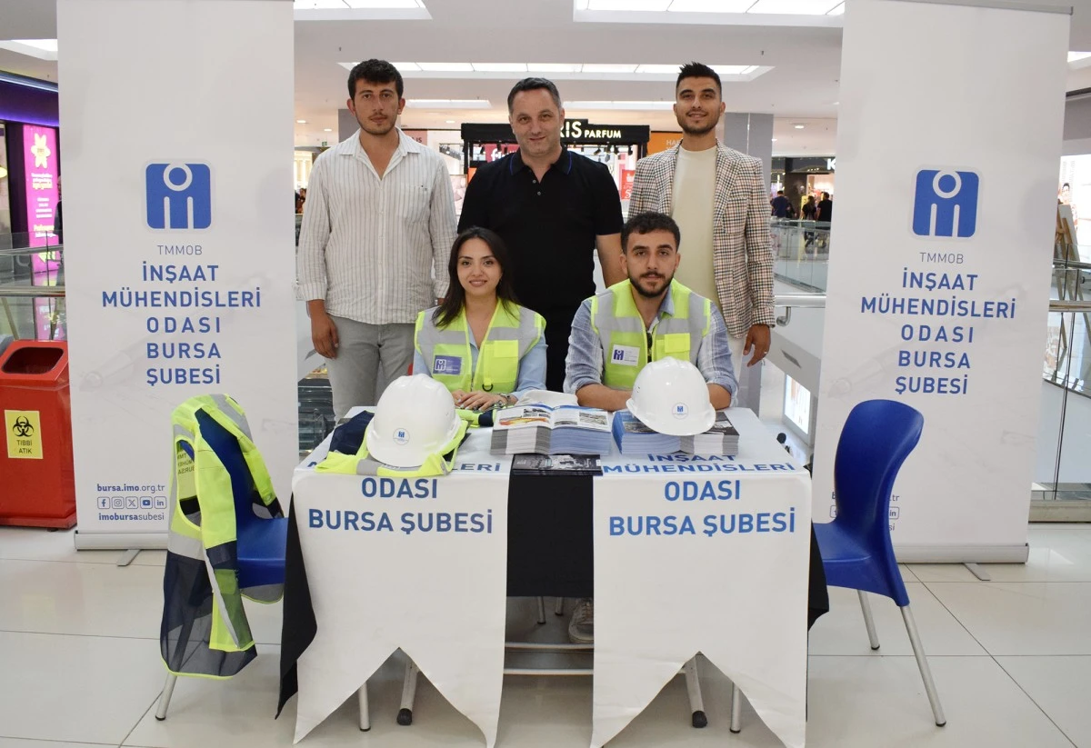 İMO Bursa Şubesi&rsquo;nden Deprem Farkındalık Sergisi ve stantları