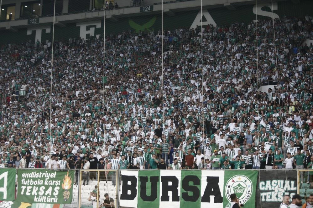 Bursaspor- Muş Spor Kul&uuml;b&uuml; ma&ccedil;ından en &ouml;zel kareler 