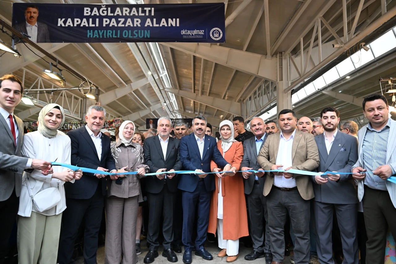 Yıldırım Belediyesi'nden Bağlaraltı'na modern pazar alanı