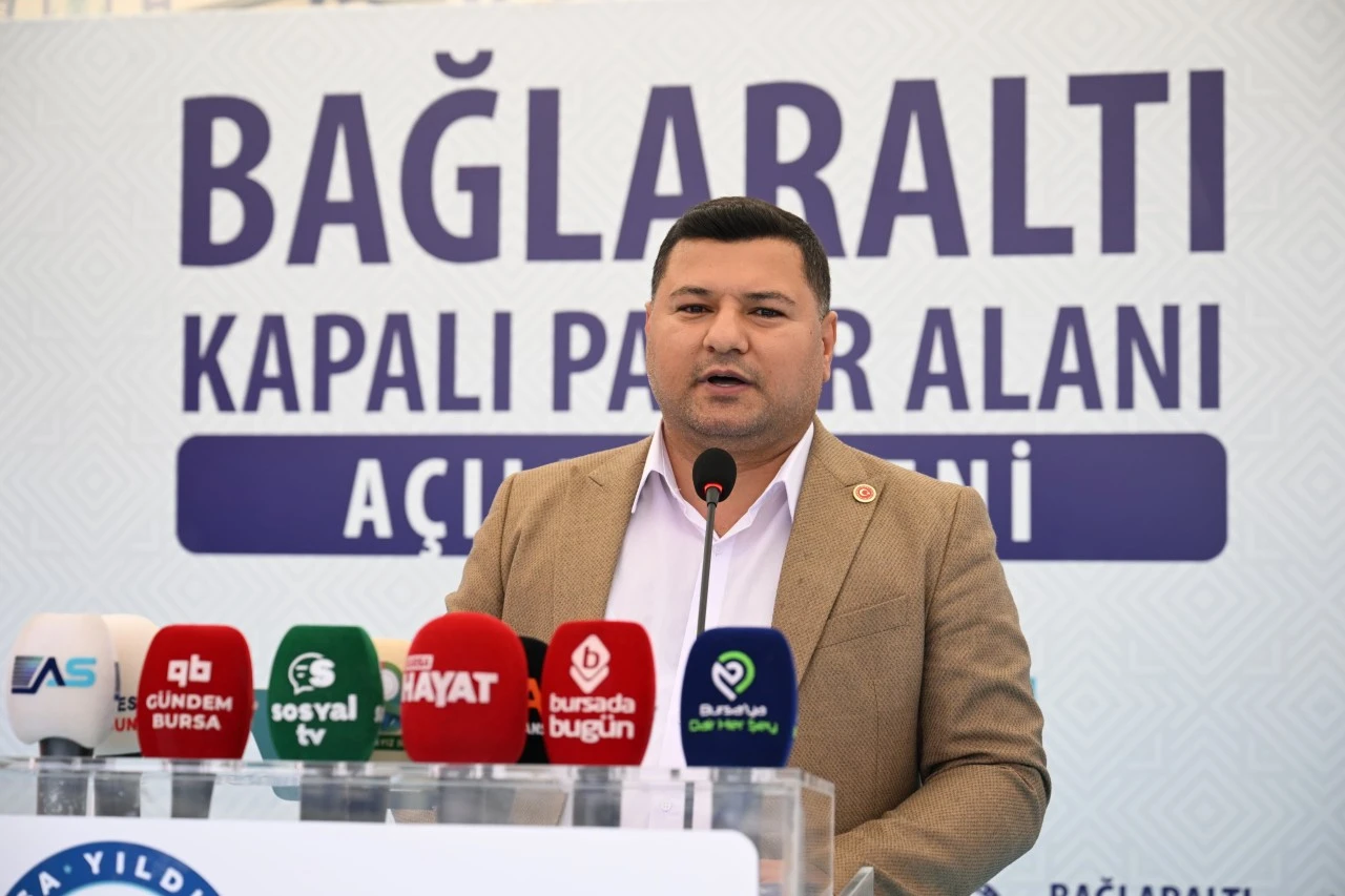 Yıldırım Belediyesi'nden Bağlaraltı'na modern pazar alanı