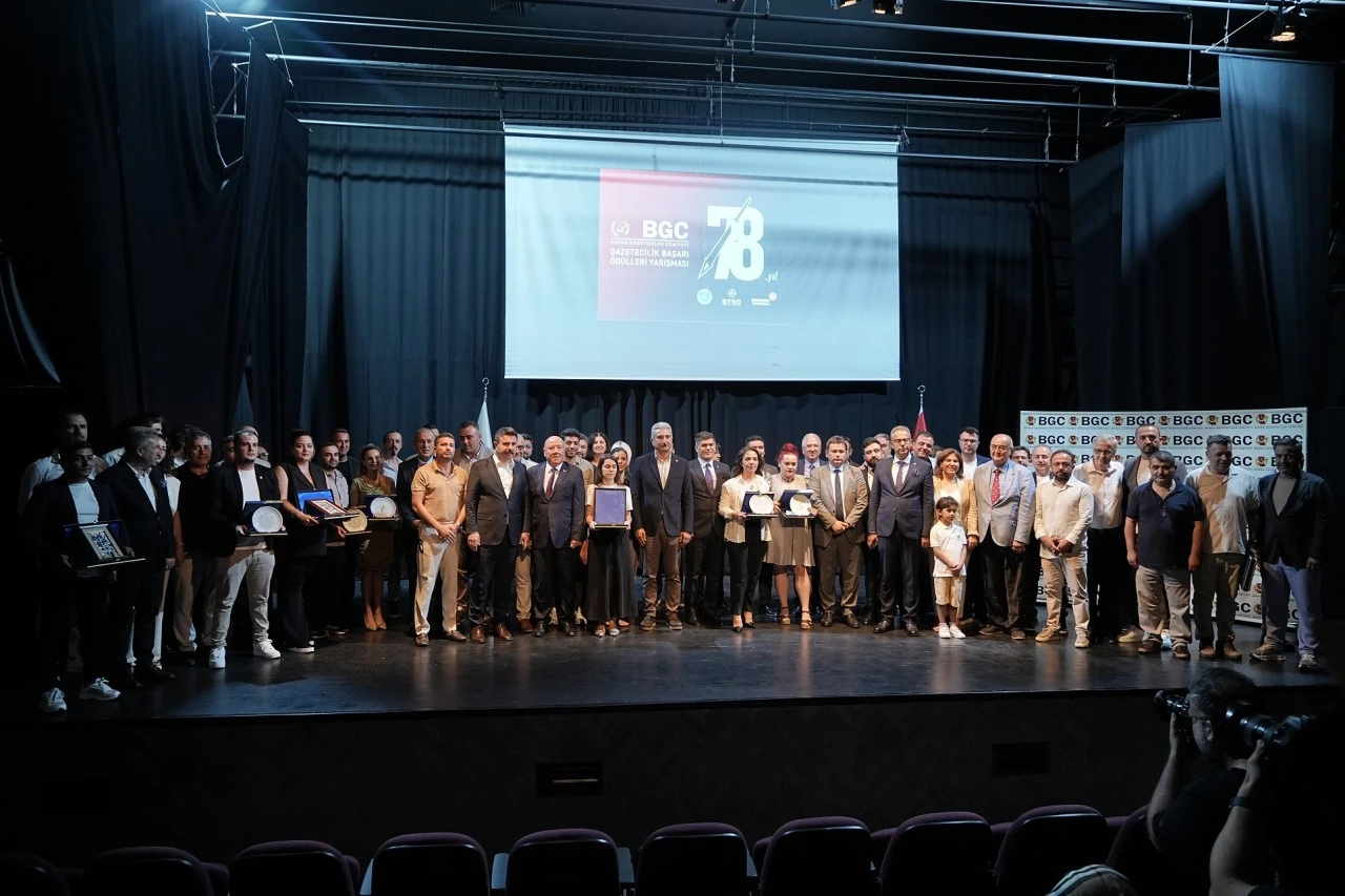 Bursa basınının en prestijli &ouml;d&uuml;lleri BGC'de verildi