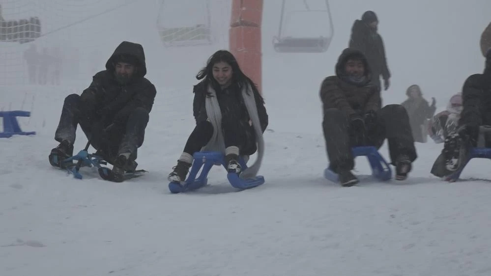 Uludağ'dan kar manzaraları 
