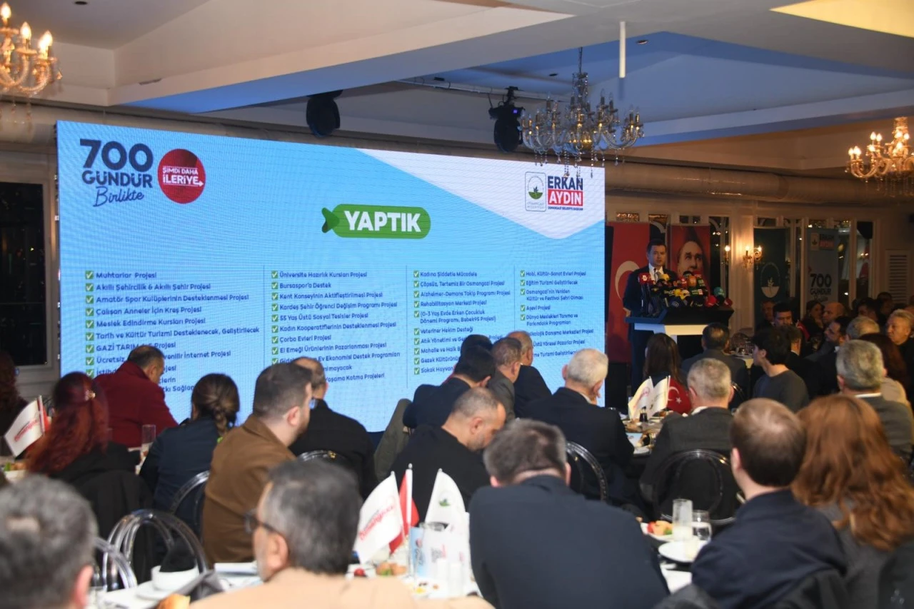 -	Başkan Aydın: “700 Günde Vaatlerimizin Yaklaşık Yüzde 70’ini Gerçekleştirdik ”