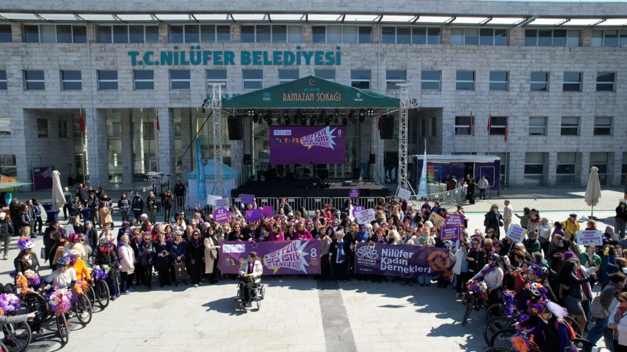 Bursa Nilüfer’de kadınlar tek ses oldu