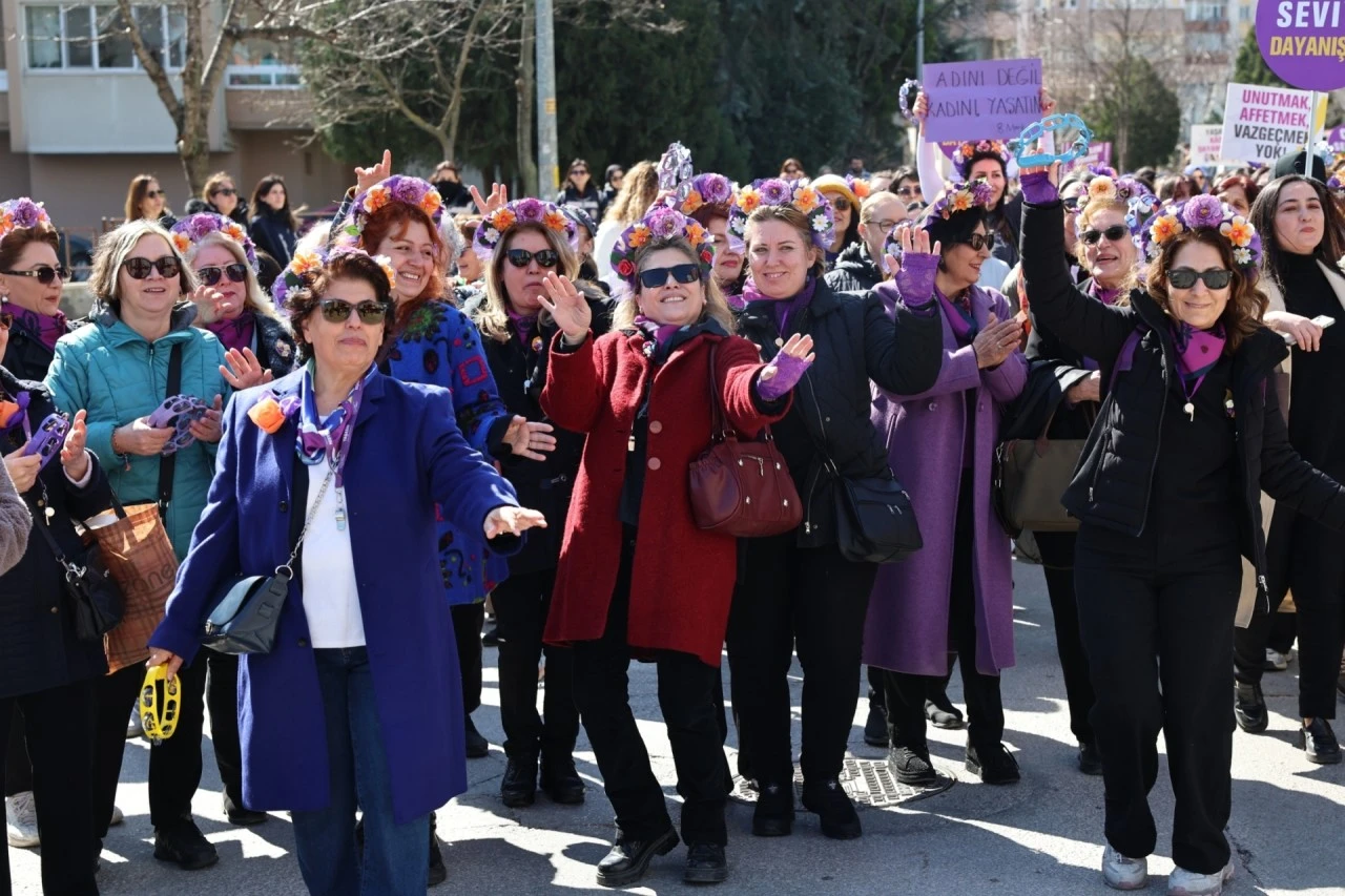 Bursa Nilüfer’de kadınlar tek ses oldu