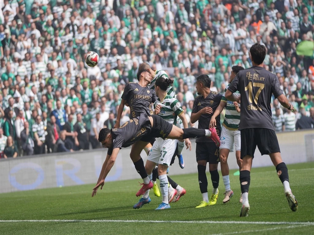 Bursaspor'un şampiyonluk maçından en özel kareler