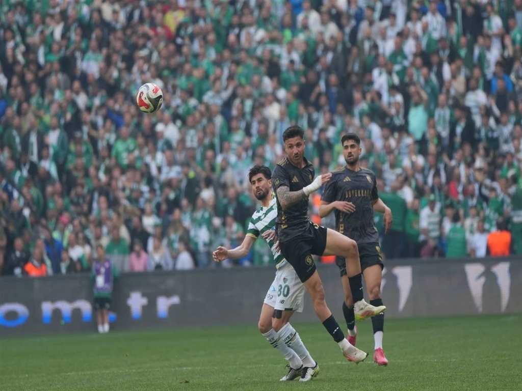 Bursaspor'un şampiyonluk maçından en özel kareler