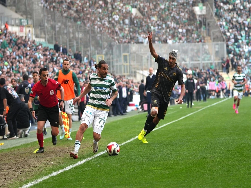 Bursaspor'un şampiyonluk maçından en özel kareler