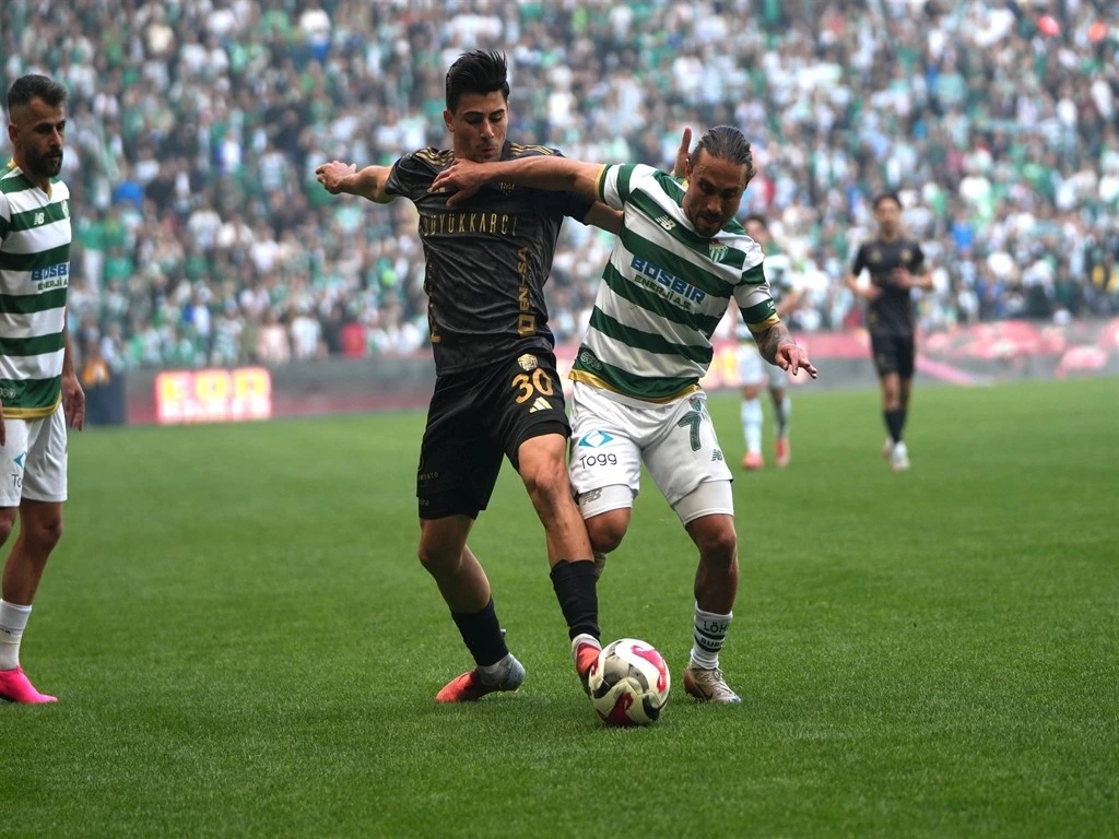 Bursaspor'un şampiyonluk maçından en özel kareler