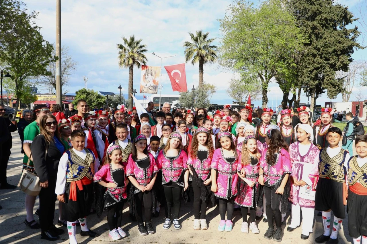 Mudanya'da 23 Nisan coşkusu sınırları aştı