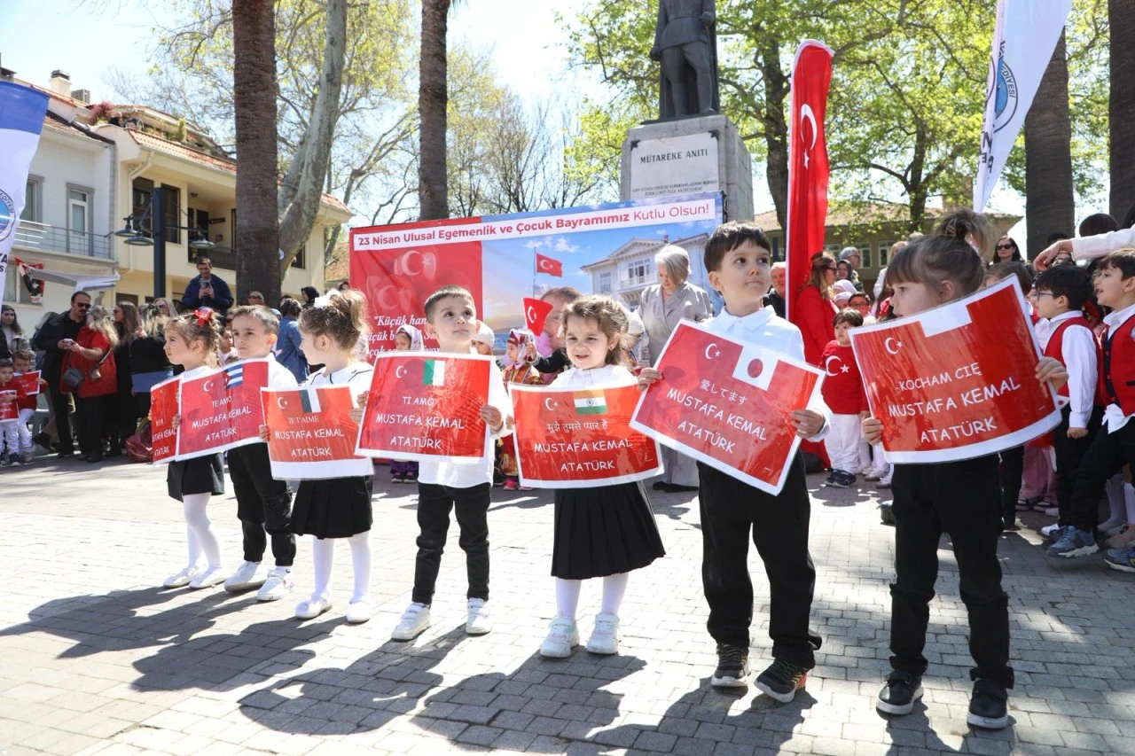 Mudanya'da 23 Nisan coşkusu sınırları aştı