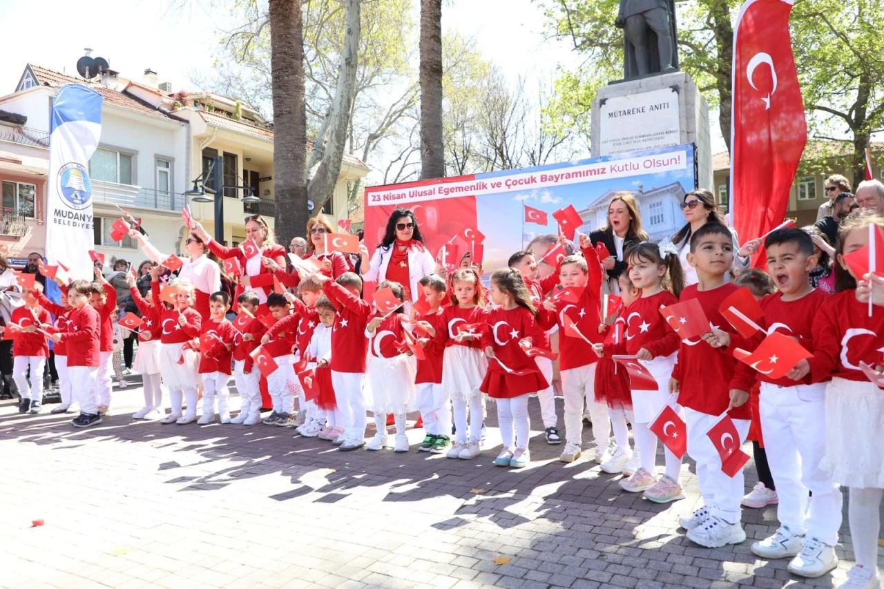 Mudanya'da 23 Nisan coşkusu sınırları aştı