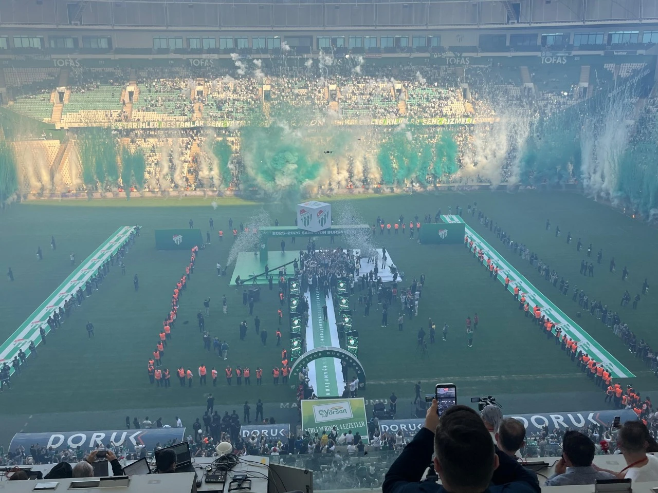 Şampiyonluk sahnesi Bursaspor'un