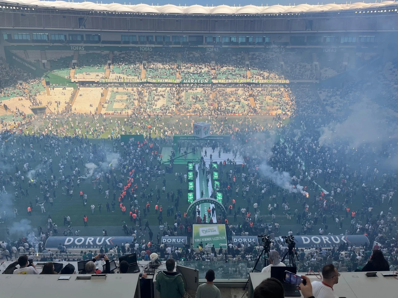 Şampiyonluk sahnesi Bursaspor'un