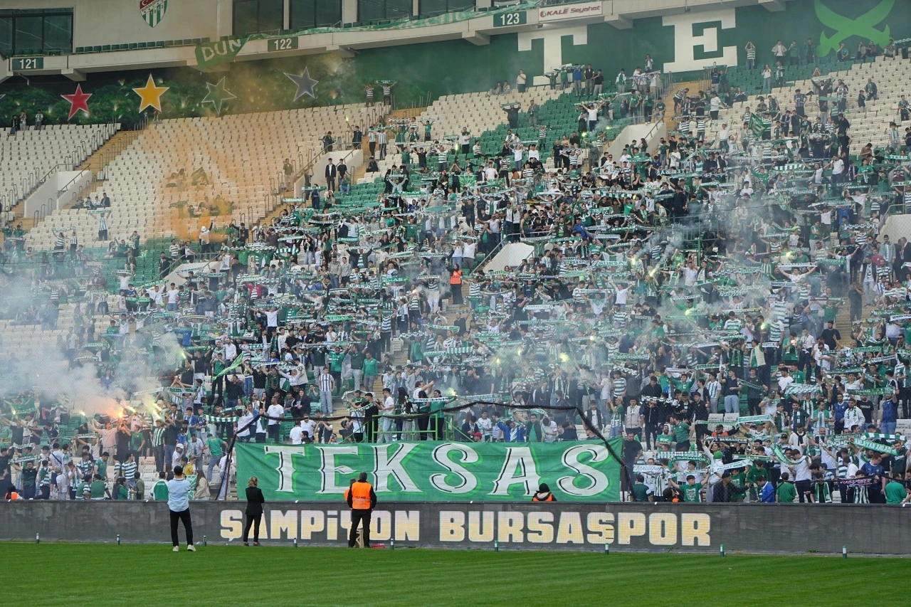 Şampiyonluk sahnesi Bursaspor'un
