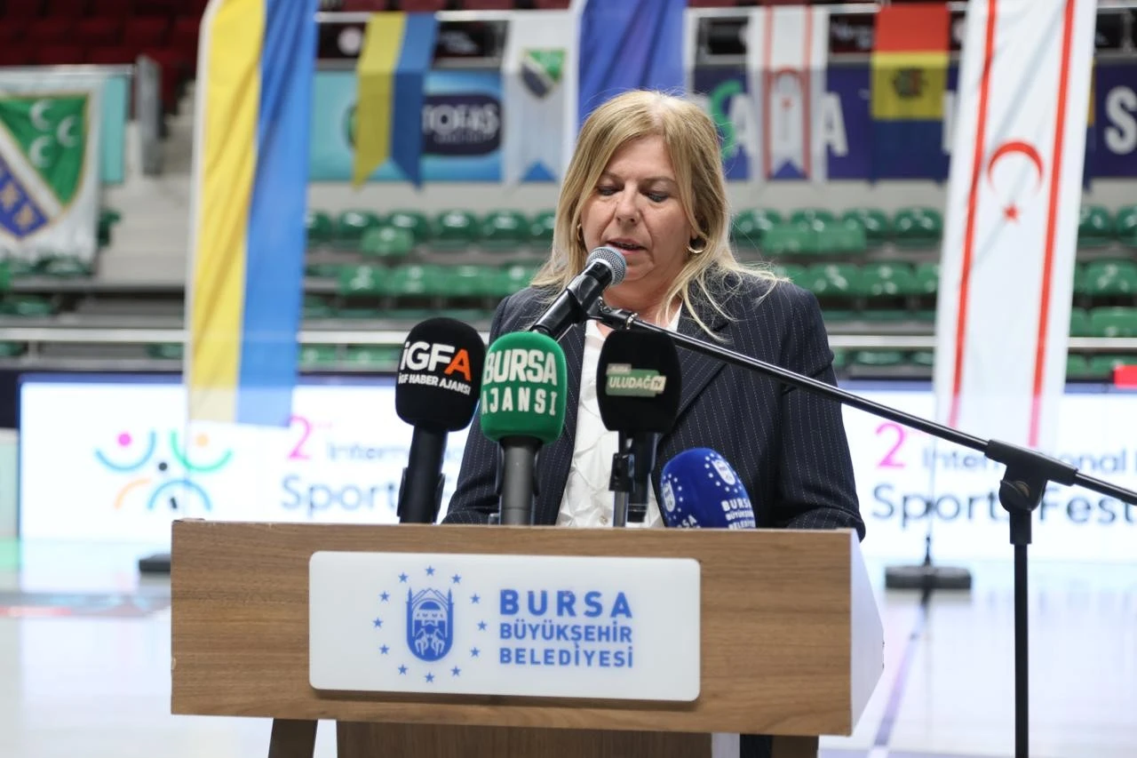 Bursa Uluslararası Spor Festivali'nde kardeşlik rüzgarı!