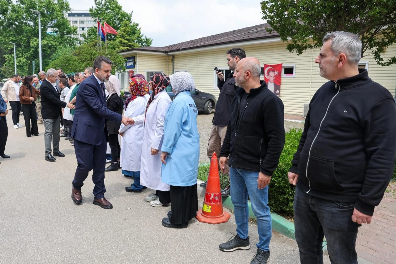 Şahin Biba Büyükşehir ailesiyle bayramlaştı