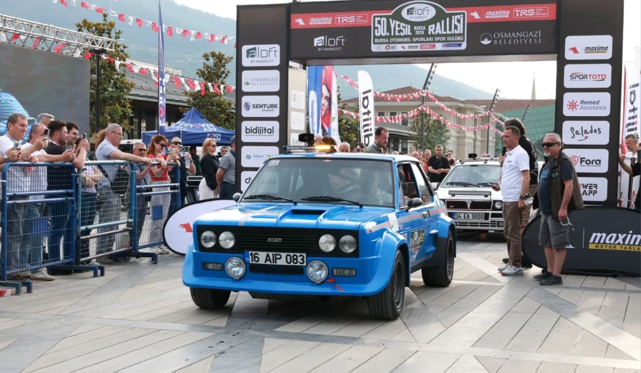 50. Yeşil Bursa Rallisi Osmangazi’den start aldı 