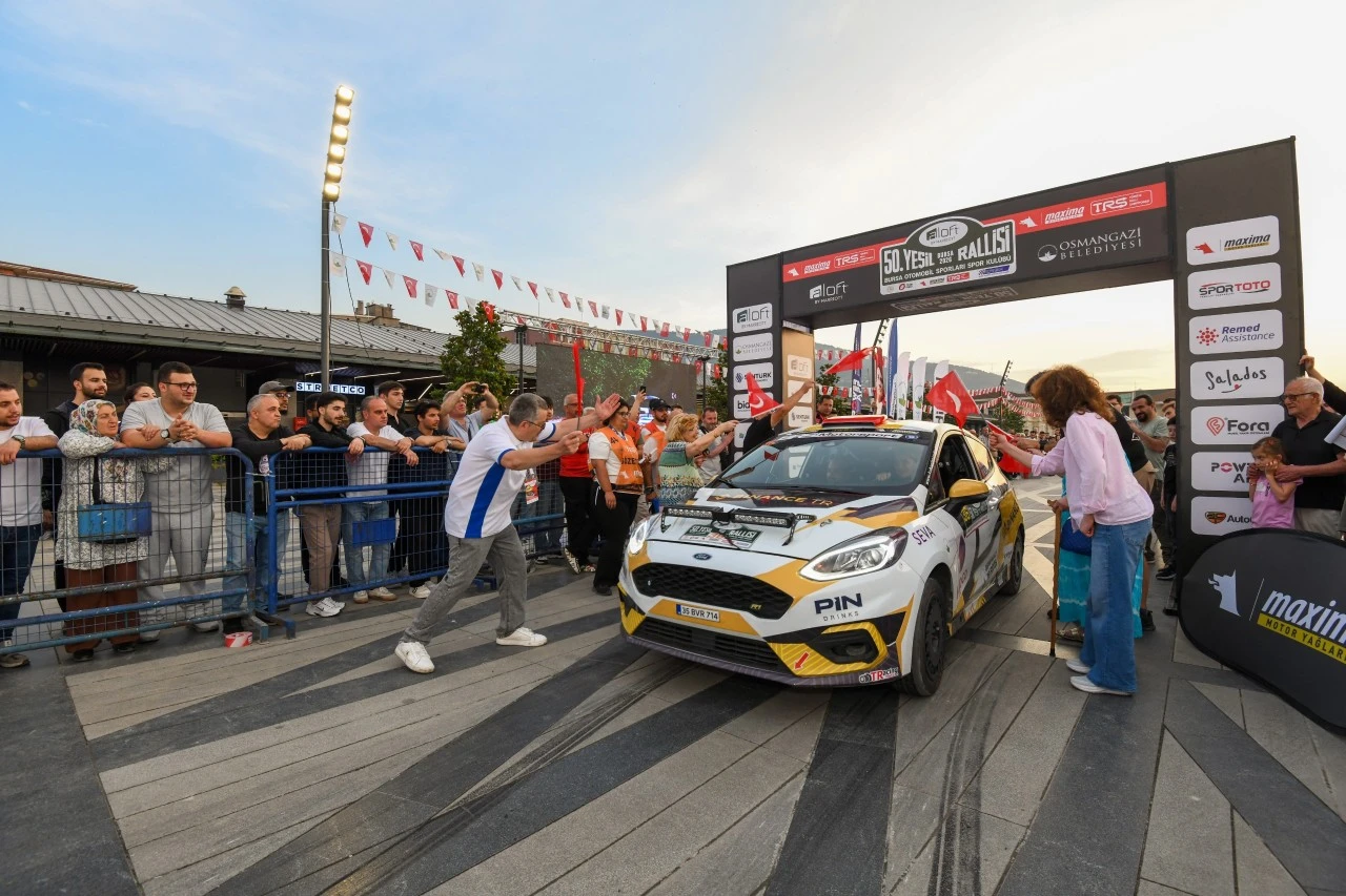 50. Yeşil Bursa Rallisi Osmangazi’den start aldı 