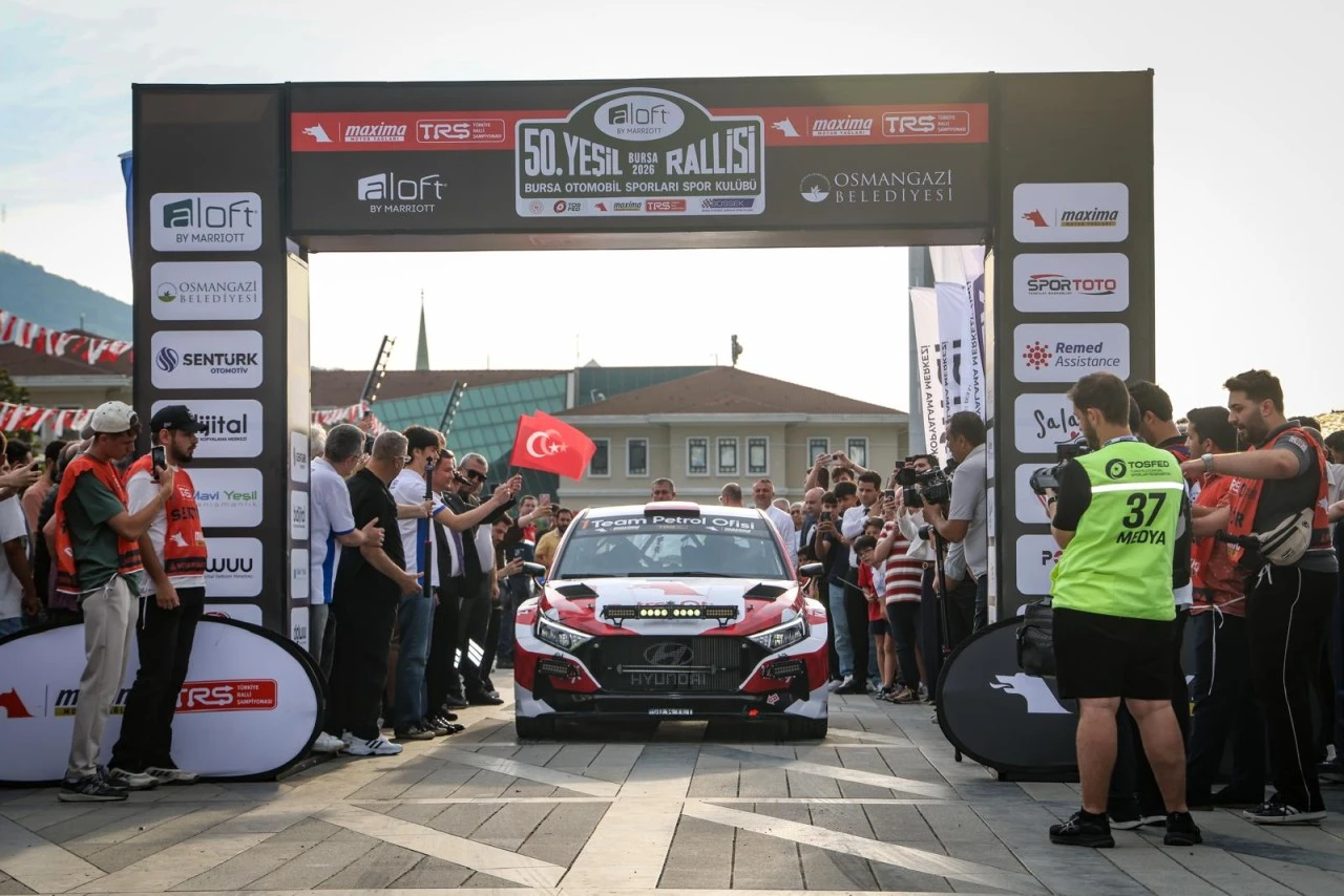 50. Yeşil Bursa Rallisi Osmangazi’den start aldı 
