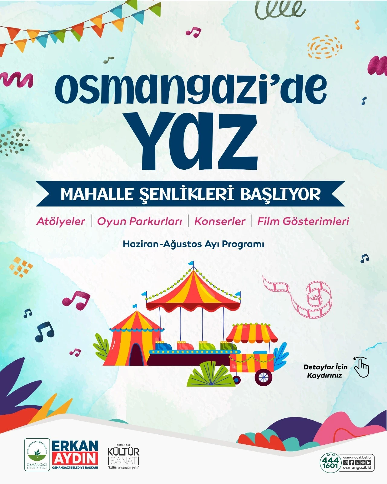 Osmangazi’de Yaz Mahalle Şenlikleri” başlıyor