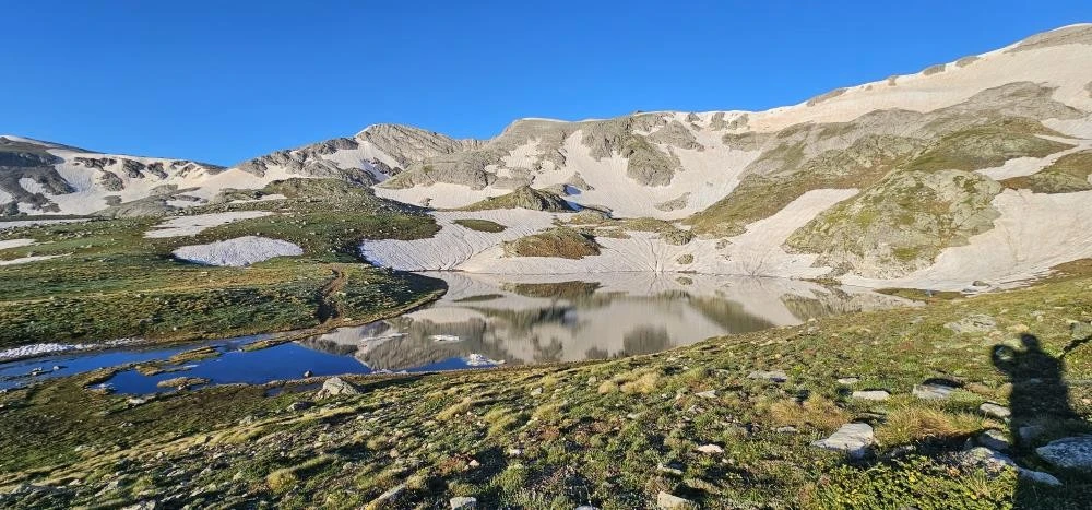 Uludağ'ın buzul göllerinden çarpıcı kareler