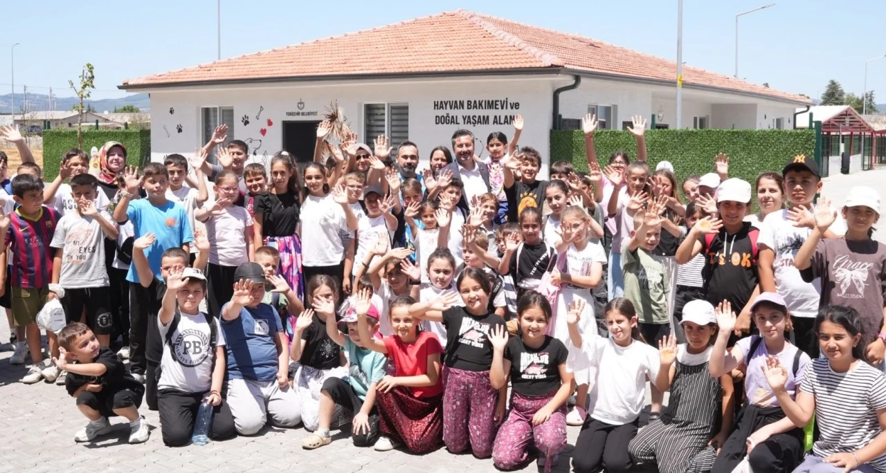 Yenişehir Hayvan Bakımevi ve Doğal Yaşam Alanı kapısını çocuklara açtı
