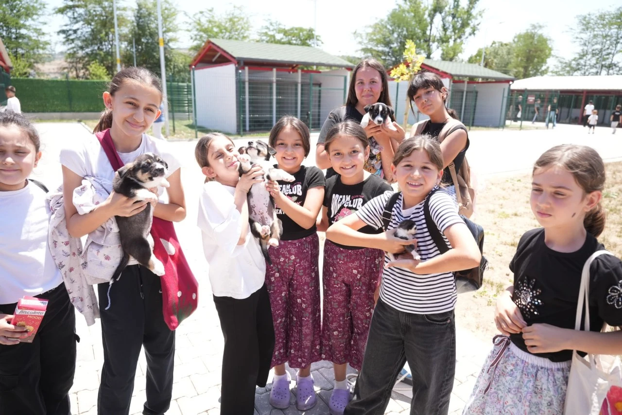 Yenişehir Hayvan Bakımevi ve Doğal Yaşam Alanı kapısını çocuklara açtı