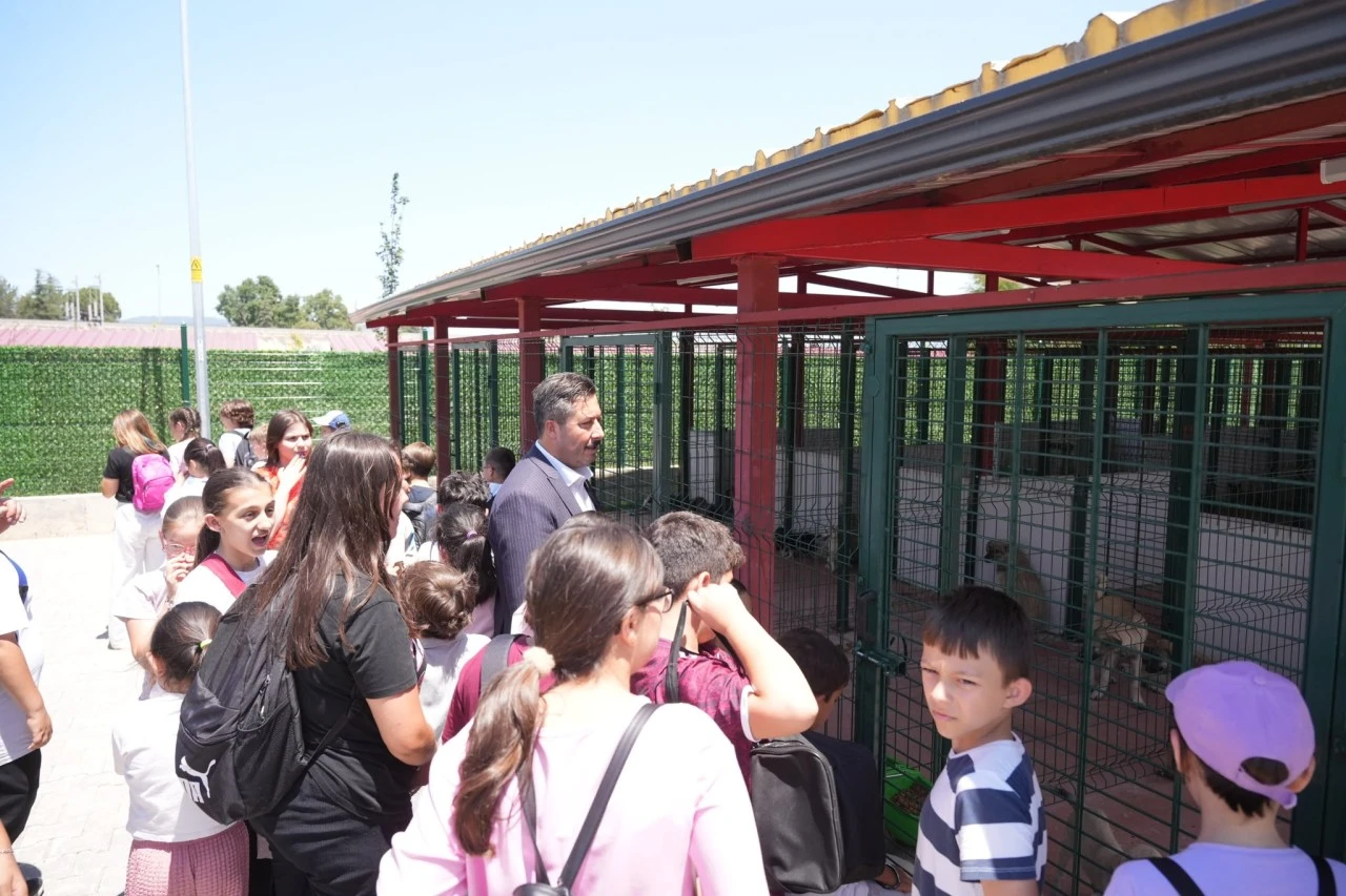 Yenişehir Hayvan Bakımevi ve Doğal Yaşam Alanı kapısını çocuklara açtı