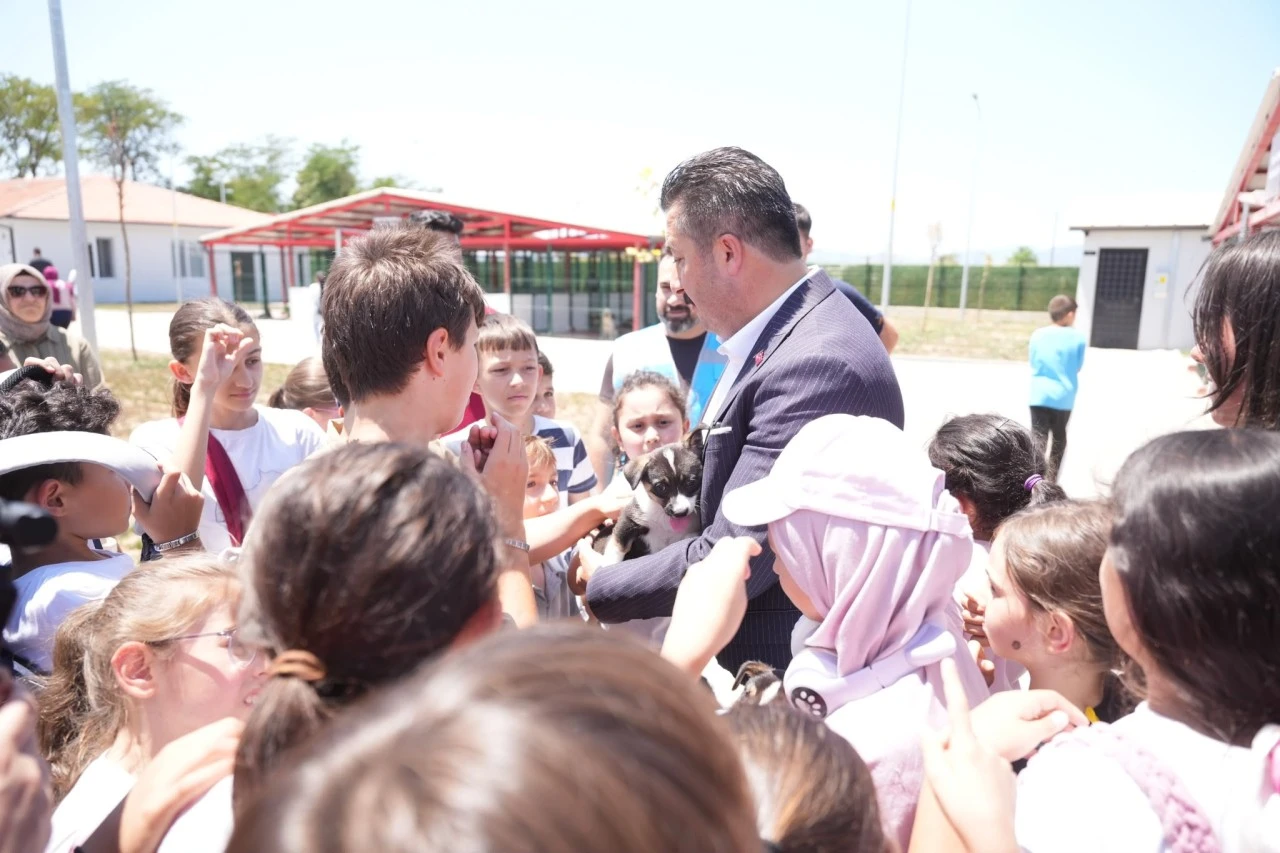 Yenişehir Hayvan Bakımevi ve Doğal Yaşam Alanı kapısını çocuklara açtı