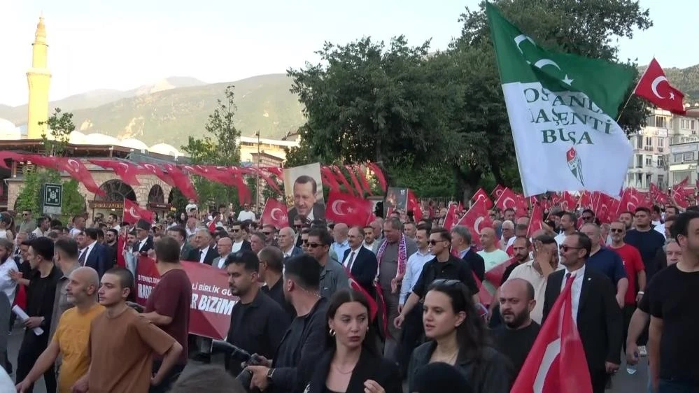 Bursa 15 Temmuz'un 10. yılında tek yürek