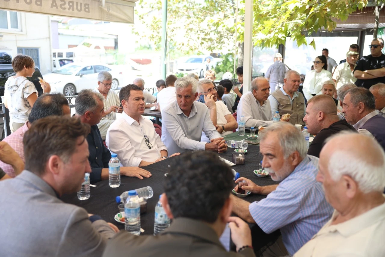 Başkan Erkan Aydın’a vatandaşlardan yoğun ilgi