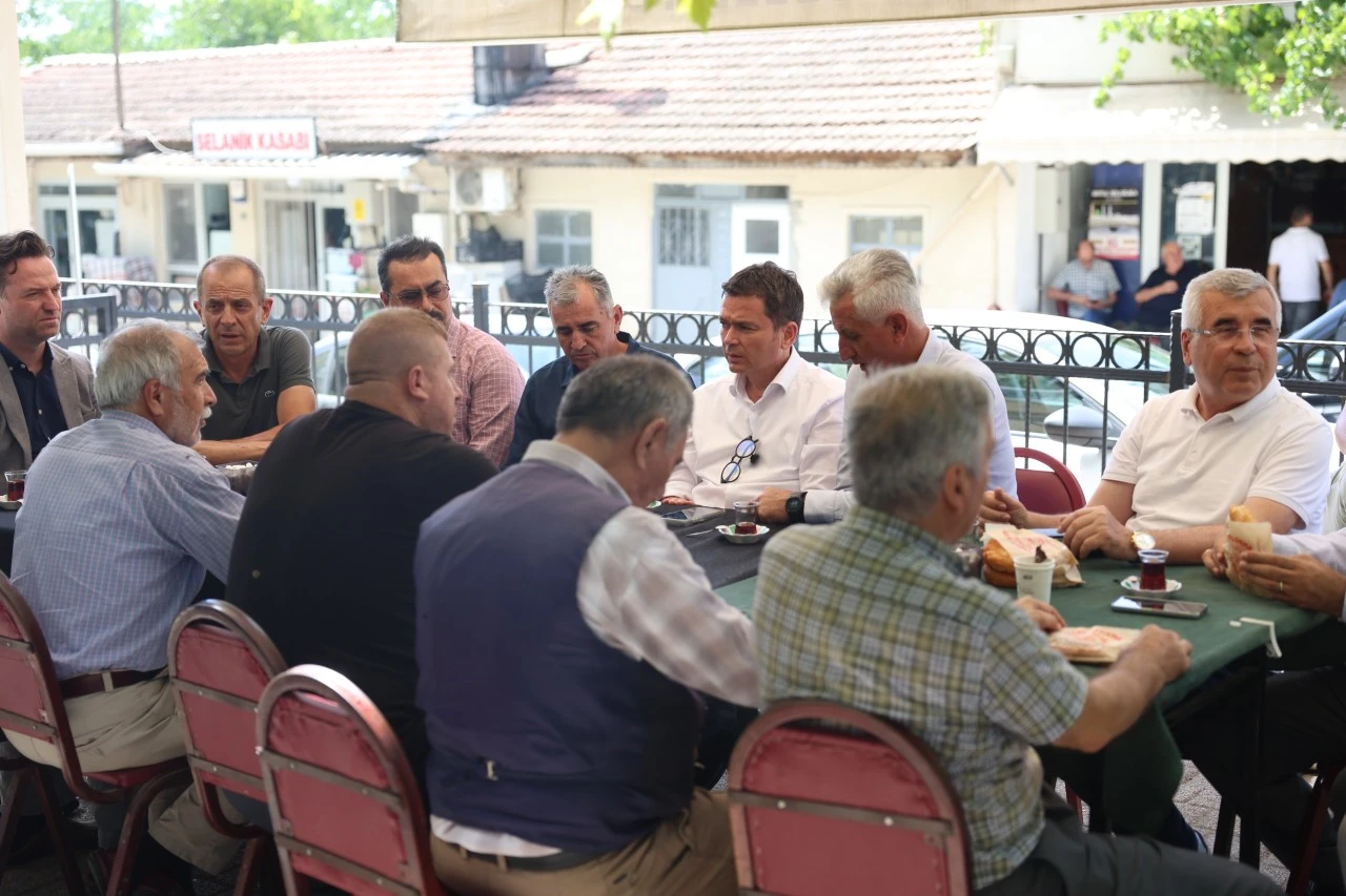 Başkan Erkan Aydın’a vatandaşlardan yoğun ilgi