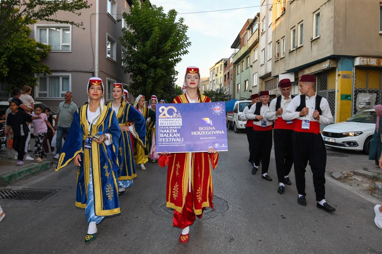 Bursa,  20. Osmangazi Belediyesi Uluslararası NAKEM Balkan Festivali başladı