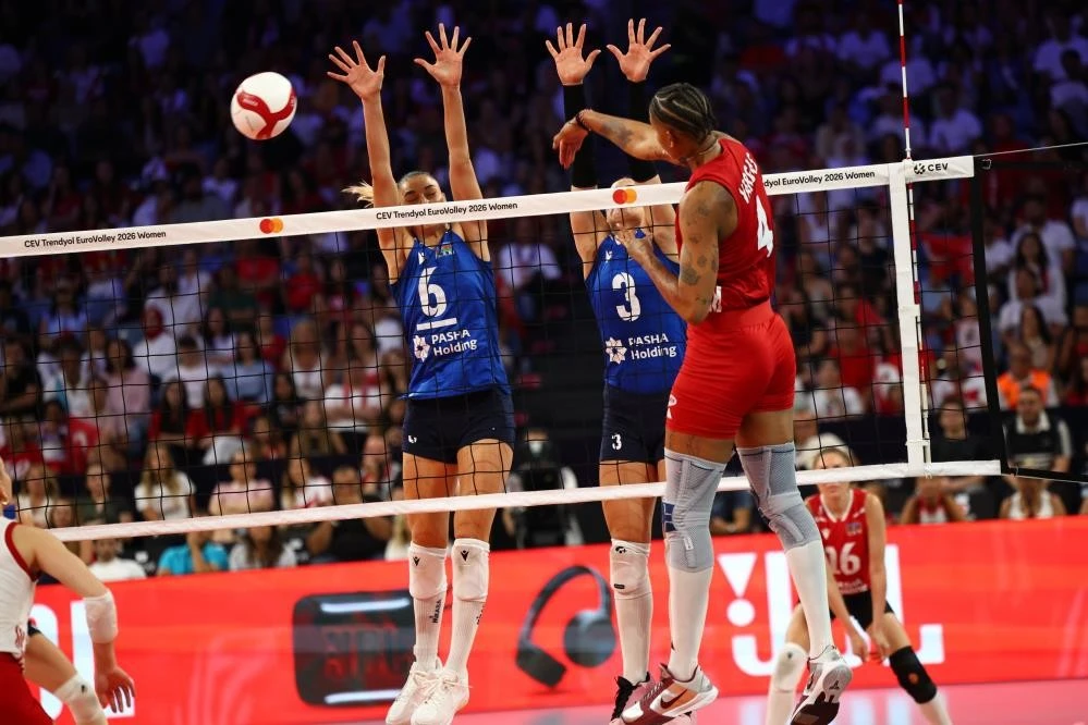 Azerbaycan'ı 3-0 yenen Filenin Sultanları çeyrek finale yükseldi