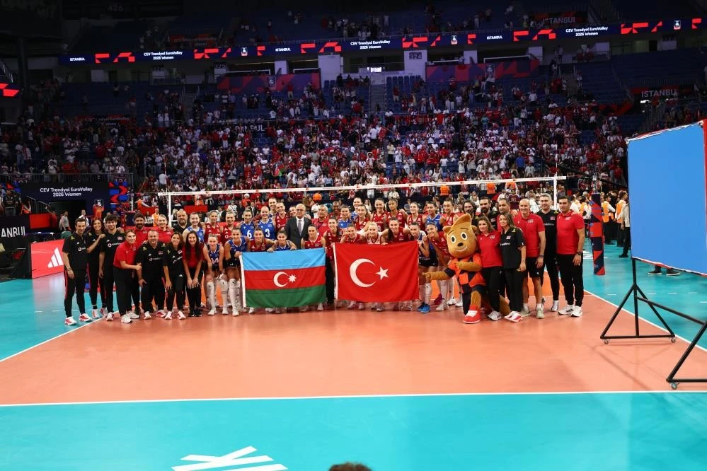 Azerbaycan'ı 3-0 yenen Filenin Sultanları çeyrek finale yükseldi