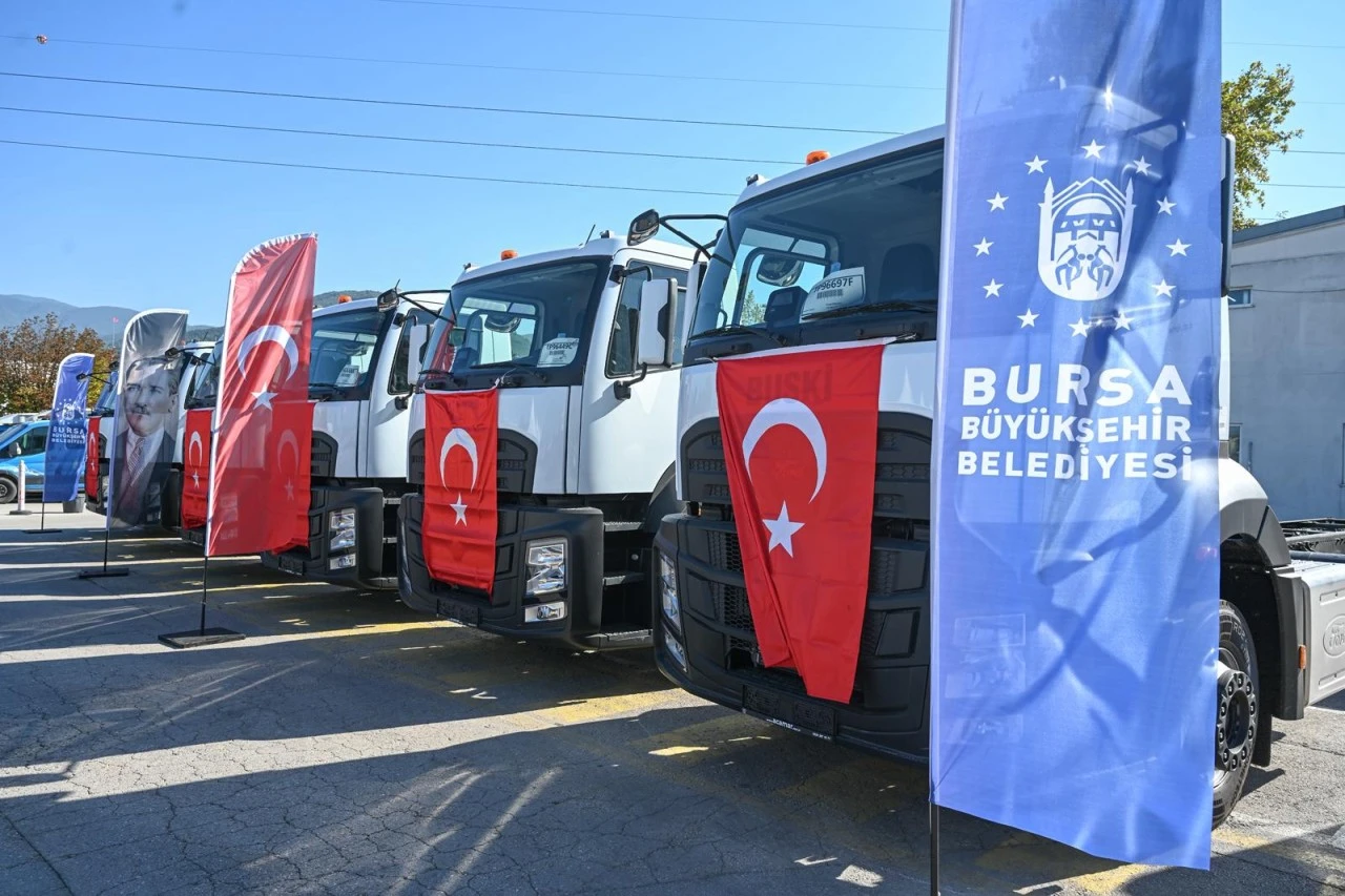 BUSKİ’ye 156 milyonluk yeni filo