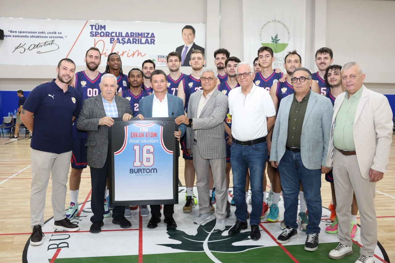 Başkan Erkan Aydın'dan basketbola tam  destek