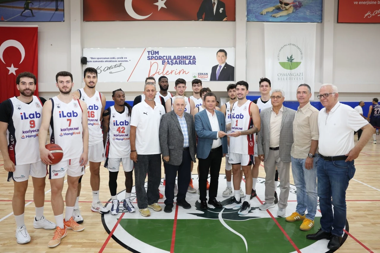 Başkan Erkan Aydın'dan basketbola tam  destek