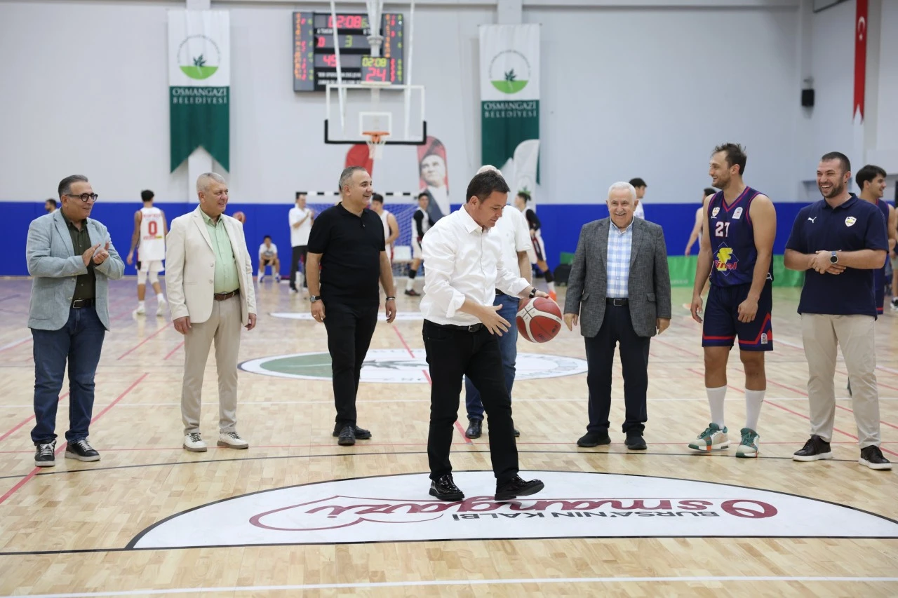 Başkan Erkan Aydın'dan basketbola tam  destek