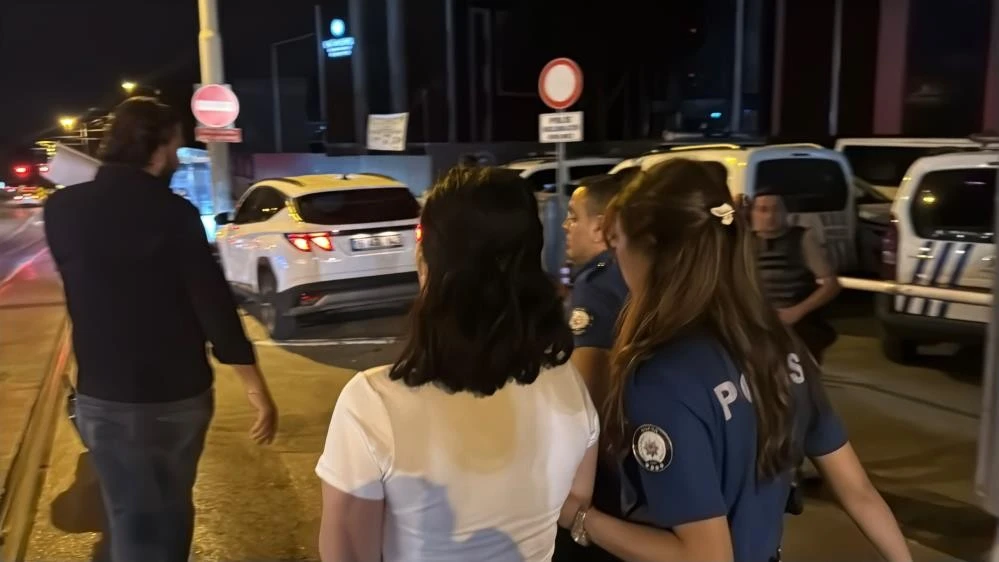 Bursa’da alkollü yakalanıp olay çıkaran kadın tutuklandı