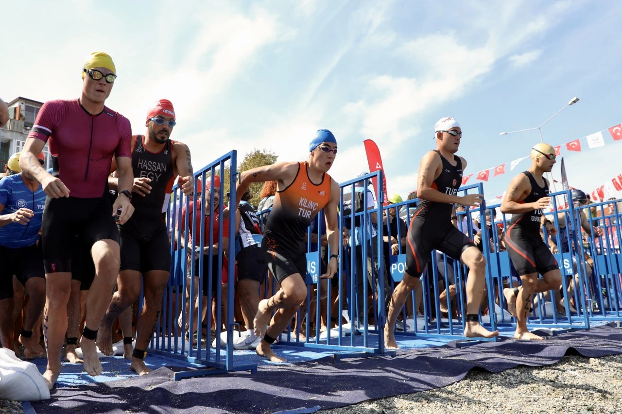 Mudanya, Triatlon Türkiye Finalleri'ne ev sahipliği yaptı