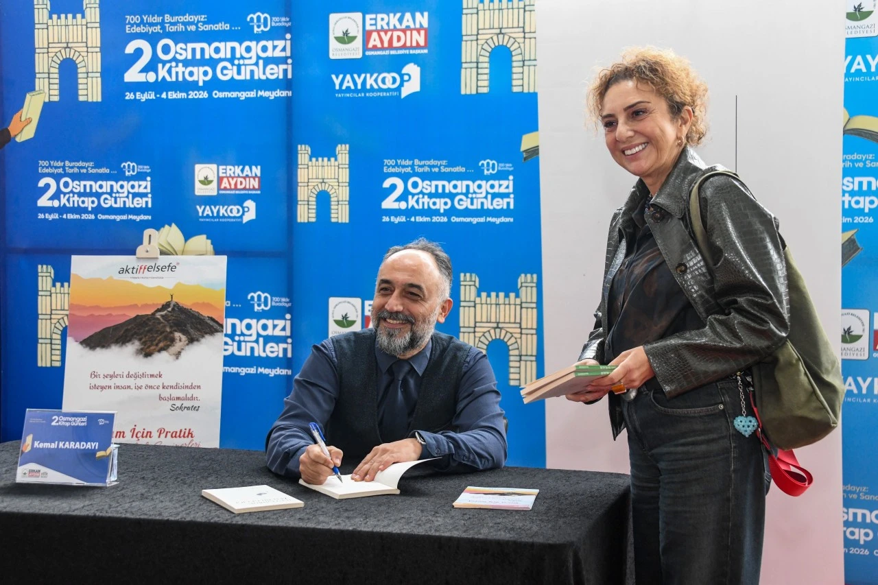 Osmangazi’de okurlar yazarlarla buluşmaya devam ediyor