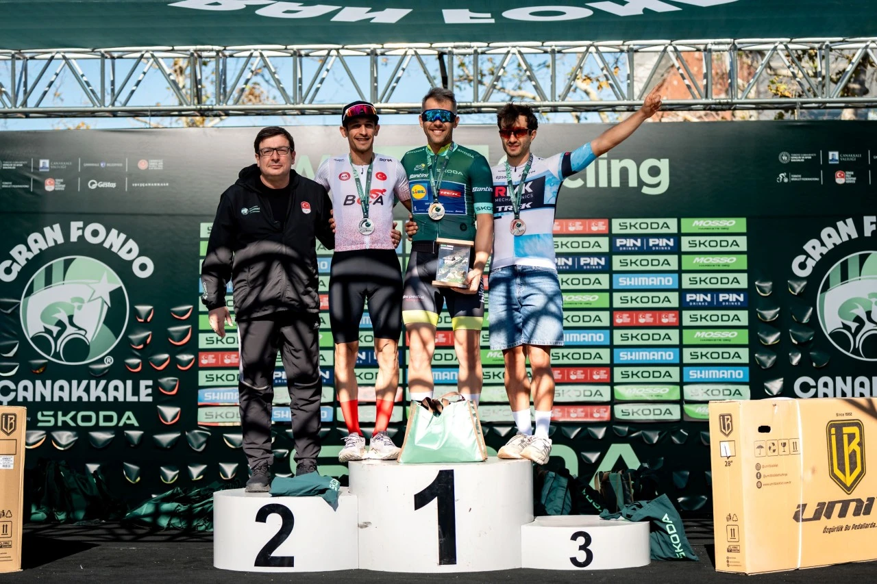 ŠKODA Çanakkale Gran Fondo'da şampiyonlar belli oldu