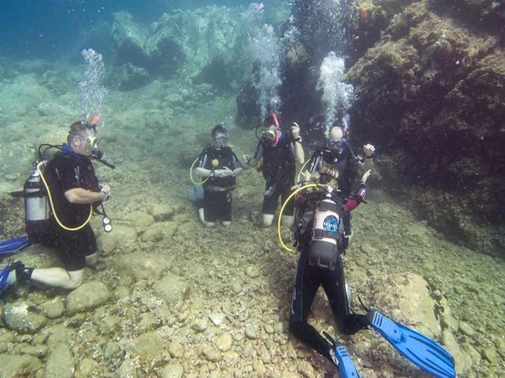 Kuşadası’nın su altı güzellikleri, dalış tutkunlarının ilgisini çekiyor
