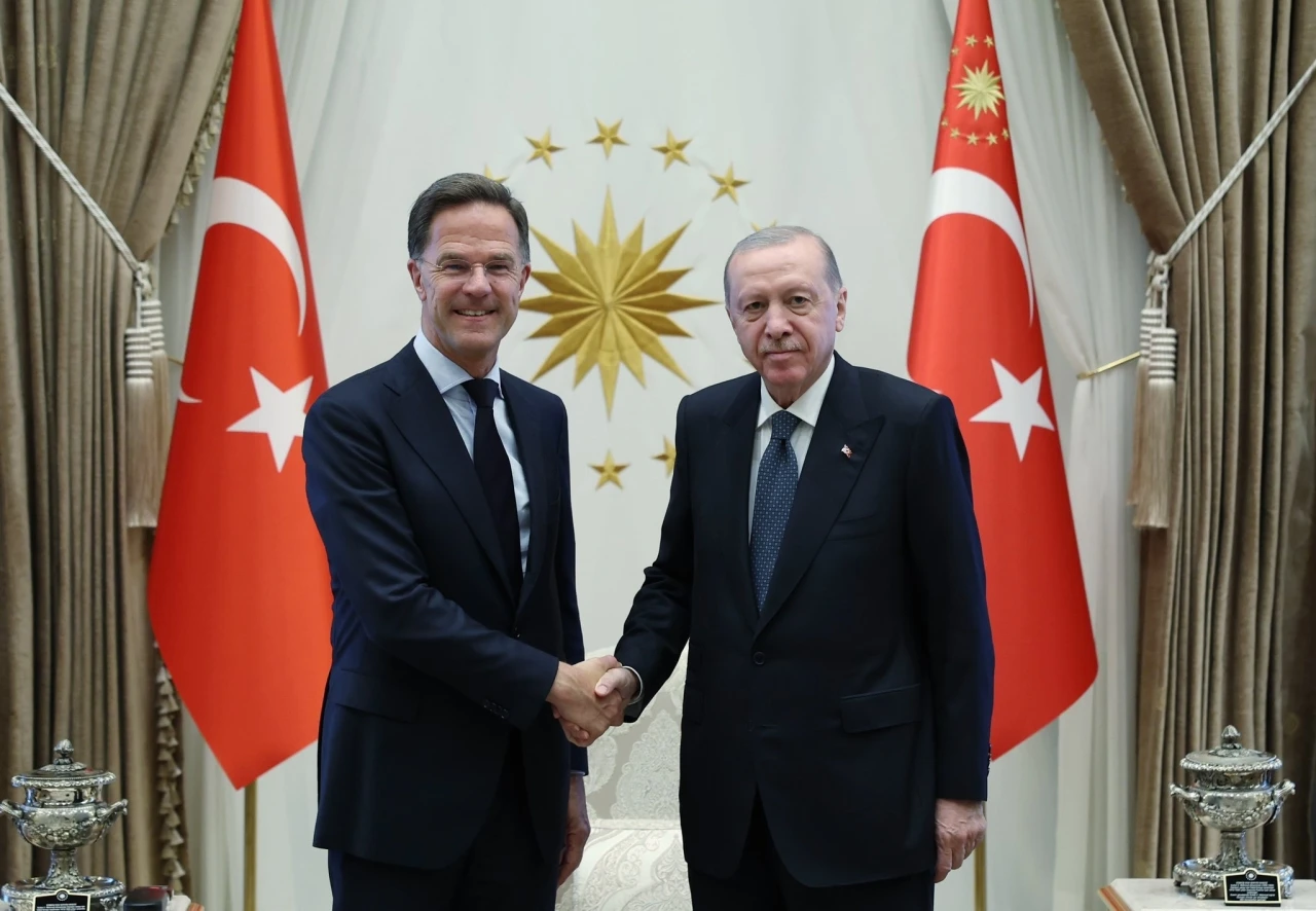 Cumhurbaşkanı Erdoğan, NATO Genel Sekreteri Rutte'yi kabul etti