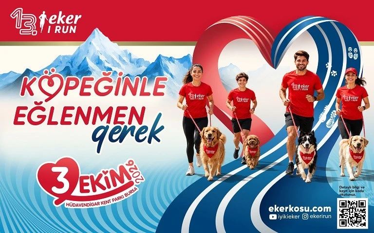 Bursa Eker I Run&rsquo;da bu kez patili dostlarla koşulacak